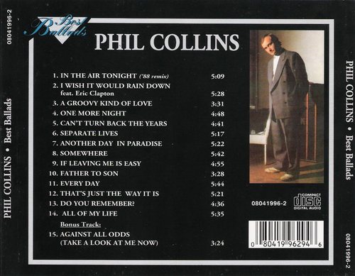 Phil Collins Best Ballads 