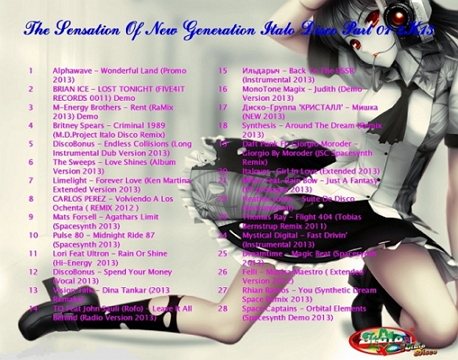 VA - The Sensation Of Italo Disco For New Generation Part 1 - 11 