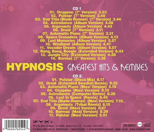 Hypnosis - Greatest Hits Remixes 