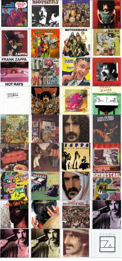 Frank Zappa (1966-1982) Дискография