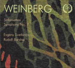 Моисей Вайнберг - Симфониетты №№ 1 и 2; Симфония № 7 - Государственный академический симфонический оркестр СССР, Евгений Светланов, Московский камерный оркестр, Рудольф Баршай
